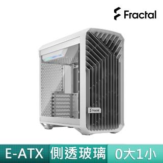 【Fractal Design】Torrent Compact White TG Clear  電腦機殼-白(最強大散熱低噪音)