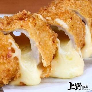 【上野物產 中秋烤肉】台灣豬 日式豬排新革命 起司融漿豬排 x9包(漢堡 早餐 排骨 豬排  烤肉組 燒肉)