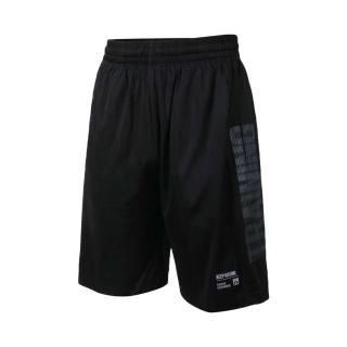 【FIRESTAR】男吸排訓練籃球短褲-五分褲 慢跑 路跑 運動 黑灰(B2002-10)