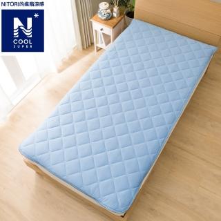 【NITORI 宜得利家居】進階涼感 保潔墊 N COOL SP BL 雙人(保潔墊 進階涼感 SARAMOCHI NCOOL)