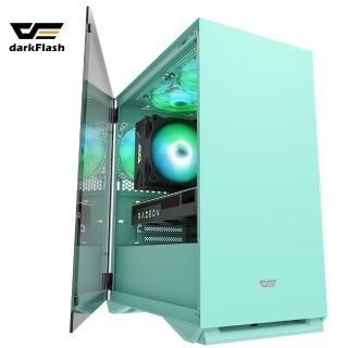 【darkFlash】DLM22 薄荷綠 M-ATX 電腦機殼(不含風扇)