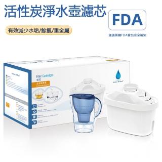 【The Rare 禾希有物】活性炭淨水壺濾芯 淨水器濾芯 去水垢通用版濾芯(2入裝)