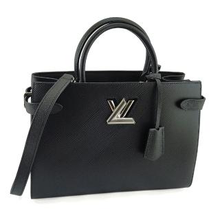 【Louis Vuitton 路易威登】黑色EPI麥穗壓紋牛皮Twist轉釦手提肩背兩用包(展示品)