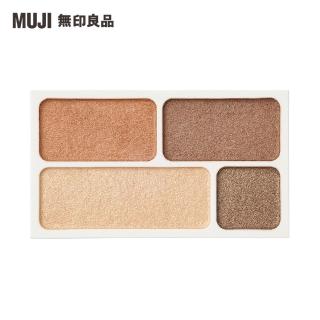 【MUJI 無印良品】4色眼彩霧棕/4.5g