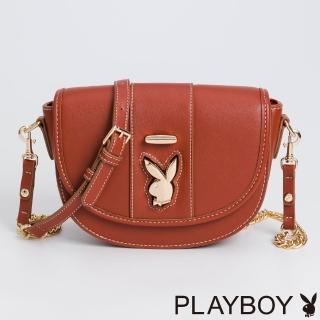 【PLAYBOY】馬鞍包 Cosmopolitan系列(紅褐色)