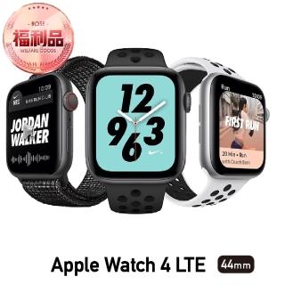 【Apple 蘋果】福利品 Apple Watch Series 4 44公釐 LTE 鋁金屬錶殼 保固90天 贈矽膠錶帶