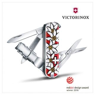 【VICTORINOX 瑞士維氏】8用瑞士刀/瑞士國花(0.6463.840)
