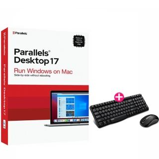【無線鍵鼠組】Parallels Desktop 17 Retail Box Full AP+【rapoo 雷柏】X1800S無線鍵鼠組