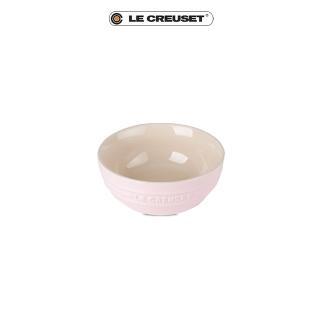 【Le Creuset】瓷器韓式湯碗14cm(雪紡粉)
