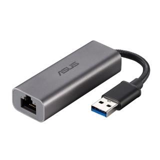 【市價$1290】ASUS華碩 USB-C2500 RJ45 乙太網路轉接器(加購)