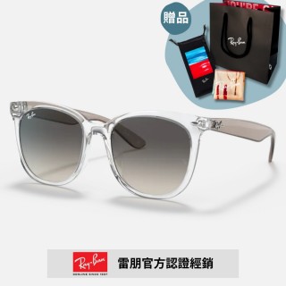 【RayBan 雷朋】方形太陽眼鏡(RB4379D-659811 55mm)