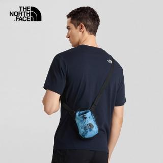 【The North Face】北面男女款藍色暈染耐磨多背法休閒單肩包｜52RY61S