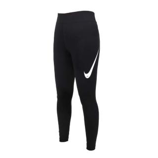 【NIKE 耐吉】女運動緊身長褲-緊身褲 慢跑 路跑 瑜珈 有氧 運動長褲 黑白(DM6208-010)