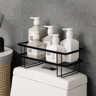【省時好物】免打孔衛浴收納壁掛式馬桶置物架(單層)