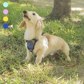 【PurrPaw 呼嚕抱抱】Pawfect-Fit! 寵物胸背帶-S(台灣設計 輕量透氣 四色 多點調節貼合身形)