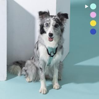 【PurrPaw 呼嚕抱抱】Pawfect-Fit! 寵物胸背帶-L(台灣設計 輕量透氣 四色 多點調節貼合身形)