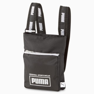 【PUMA】PUMA 小包 輕便包 旅遊包 方包 Sole 側背包 男女 中性款 黑(07692601)