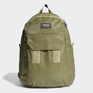 【adidas 愛迪達】後背包 運動包 雙肩包 筆電包 BACKPACK S 綠 H22706