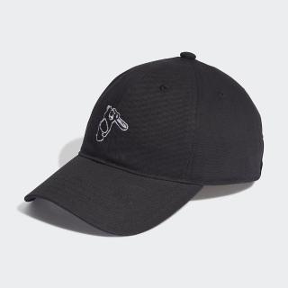 【adidas 愛迪達】帽子 棒球帽 遮陽帽 運動帽 熊抱哥 迪士尼 三葉草 CAP PIXAR 黑 HE3071