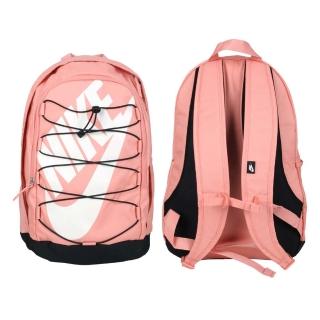 【NIKE 耐吉】大型後背包-肩背包 雙肩包 筆電包 15吋筆電 粉橘白黑(DV1296-824)