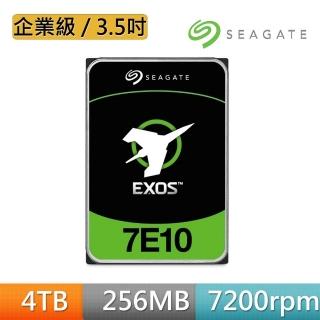 【SEAGATE 希捷】企業級 EXOS 4TB 3.5吋 7200轉 SATAⅢ 企業級硬碟(ST4000NM024B)