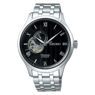 【SEIKO 精工】Presage 羅馬 開芯機械錶-41.8mm(4R39-00W0D SSA377J1)