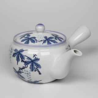 【福介商店】有田燒 葡萄 橫手急須0.35L(泡茶壺 沖泡壺 橫柄壺具)