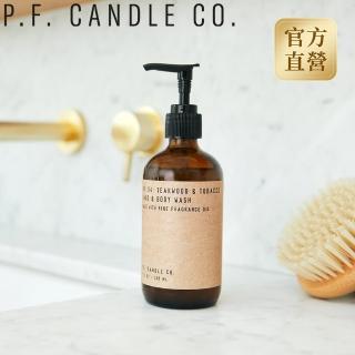 【P.F. CANDLE CO.】香氛潔手沐浴露8oz(柚木菸草)