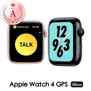 【Apple 蘋果】福利品 Apple Watch Series 4 40公釐 GPS 鋁金屬錶殼 保固90天 贈矽膠錶帶