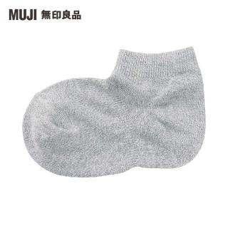 【MUJI 無印良品】兒童棉混腳跟特殊編織淺口直角襪(共4色)