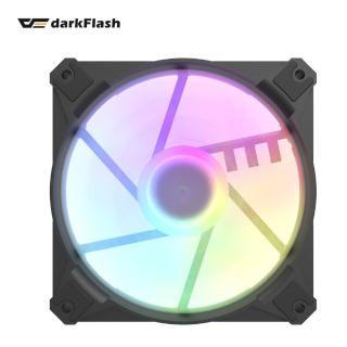 【darkFlash】darkFlash CX6 PWM A-RGB 12公分 黑框 電腦散熱風扇