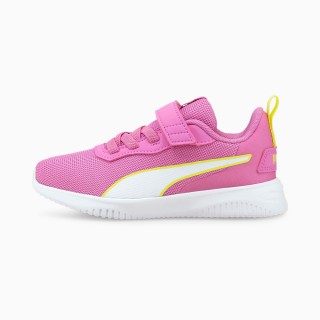 【PUMA】PUMA 慢跑鞋 運動鞋 童鞋 Flyer Flex AC PS 男鞋 女鞋 中童 大童 粉白黃(37638308)