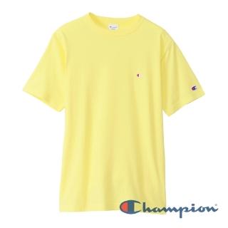 【Champion】Basic 經典短Tee-淺黃色