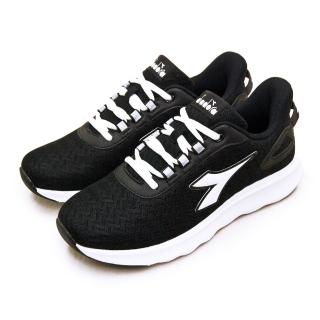 【DIADORA】男 迪亞多那 輕量運動生活時尚慢跑鞋(黑白 73165)