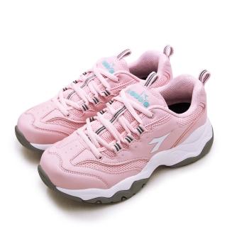【DIADORA】女 迪亞多那 運動生活時尚慢跑鞋 老爹鞋系列(粉灰 31631)
