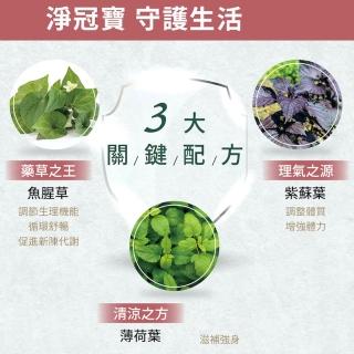 【SPOTLESS 植靠淨】淨冠寶膠囊4入組(共80粒/魚腥草配方/迷你好吞/攜帶便利)