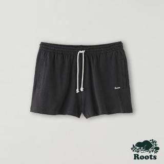 【Roots】Roots 女裝- 輕量毛圈布短褲(鐵灰色)