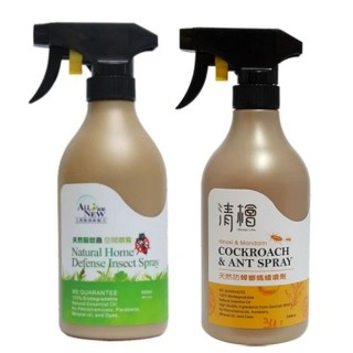 【Hinoki Life 清檜】統新天然驅蚊蟲空間噴霧500ml 瓶買就送(天然防蟑螂螞蟻噴劑500ml 瓶)