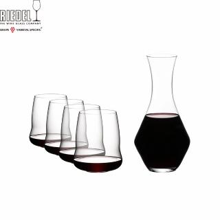 【Riedel】SL Wings系列-Cabernet紅酒杯-4入加醒酒器-1入-超值組