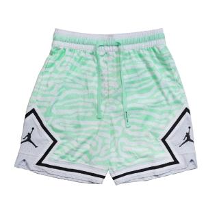 【NIKE 耐吉】籃球褲 Jordan Dri-FIT Sport BC 男款 青蘋綠 運動 短褲 動物 印花(DM2819-379)