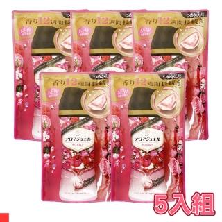 【P&G】衣物芳香顆粒 香香豆 補充包 415ml 5入組(紅玫瑰)