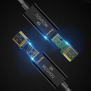 【魔獸 MOSHOU】8K 第五代旗艦光纖 HDMI線 2.1(3米)