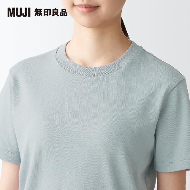 【MUJI 無印良品】女有機棉柔滑圓領短袖T恤(共6色)