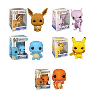 【FUNKO】POP 精靈寶可夢 神奇寶貝 小火龍 皮卡丘 超夢 伊布 傑尼龜 五款一組(代理版)