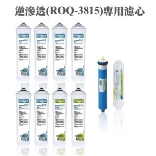 【ALYA 歐漾】快拆式五道逆滲透純水機 ROQ-3815H(一年份濾芯組)