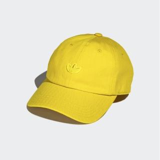 【adidas 愛迪達】帽子 棒球帽 老帽 運動帽 三葉草 AC CONT BALLCAP 黃 HG8331