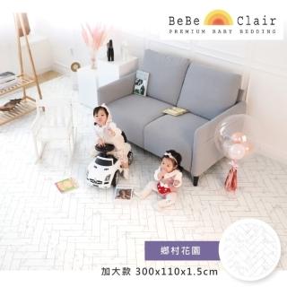 【韓國BeBeClair】鄉村花園-ROLL MAT-加大款300*110*1.5cm(地墊/遊戲墊/居家墊/地毯/瑜珈墊/PVC/XPE/防滑)