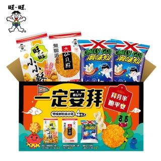 【旺旺】一定要拜 零嘴餅乾箱 401g/箱