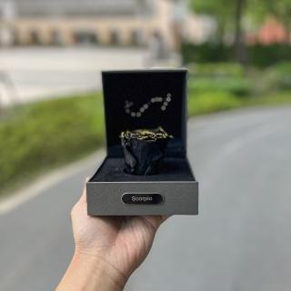 【Flower Plus】Scorpio 天蠍座  單層永生花星座禮盒(永生花)