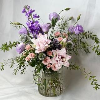 【Flower Plus】-雙北限定- 奼紫嫣紅  DIY材料包 鮮花宅配(鮮花)